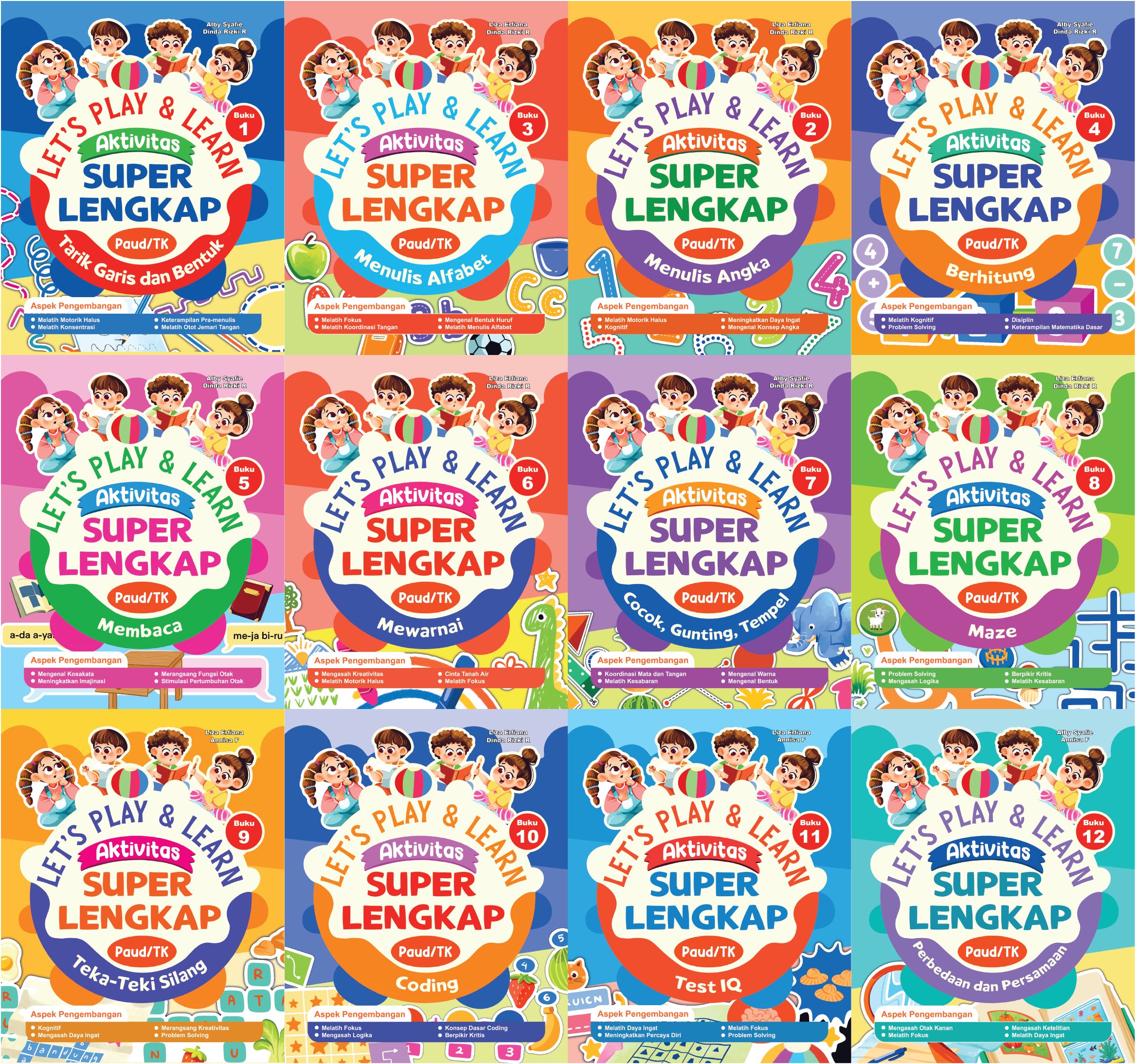 Bundling Let’s Play & Learn Altivitas Super Lengkap Paud/TK (12 Buku)