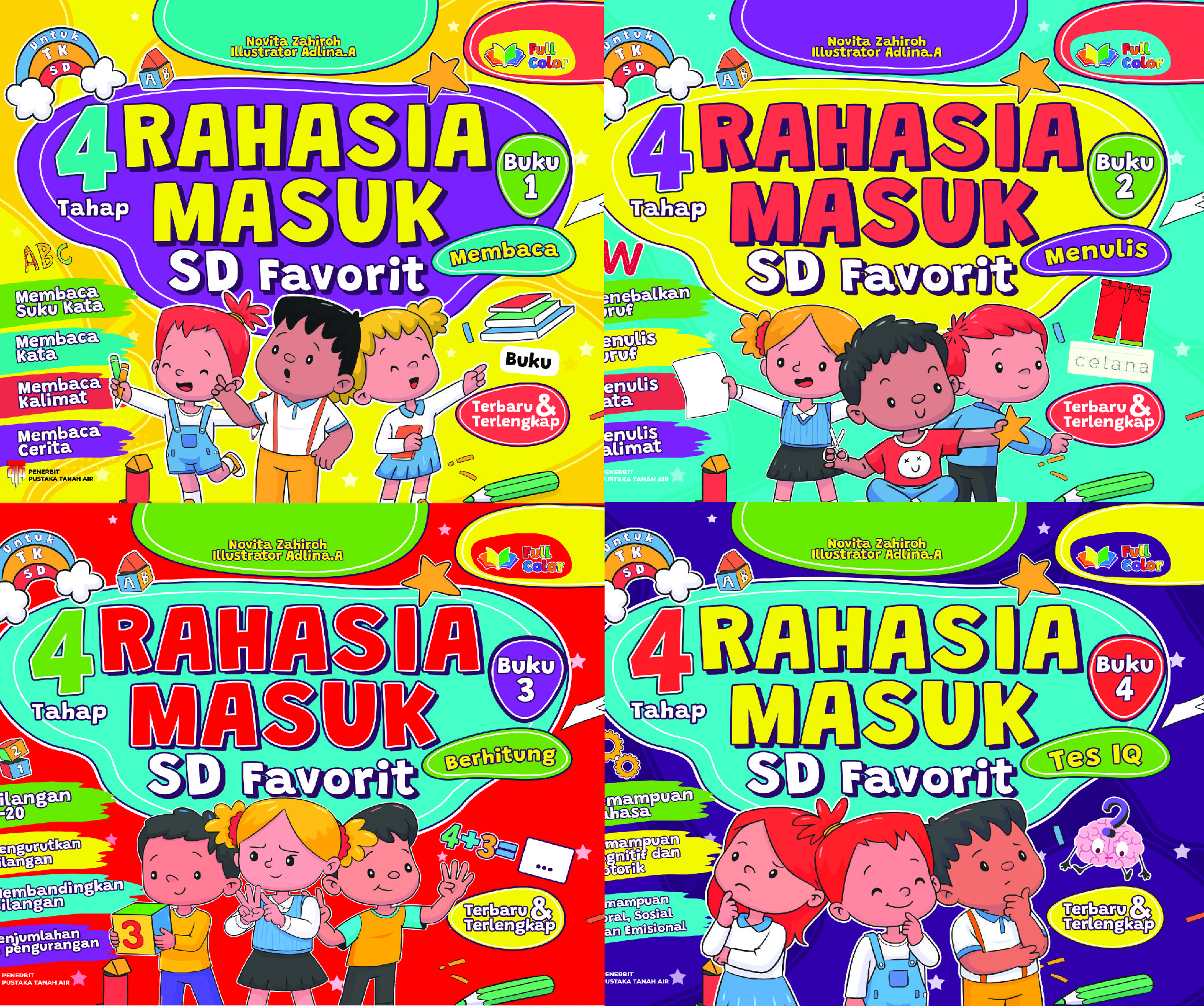 Buku 4 Tahap Rahasia Persiapan Masuk SD